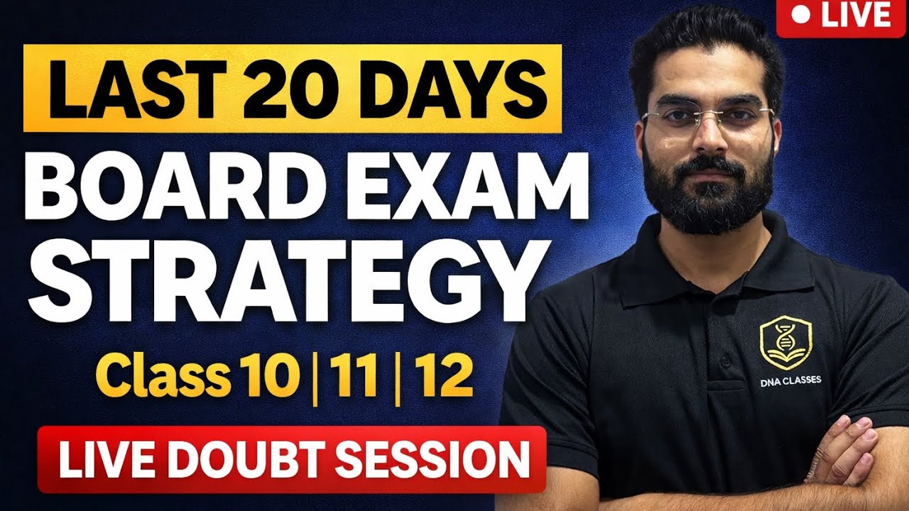 JKBOSE 😱Panic Mat Karo✅ FINAL 20 DAYS PLANLIVE WITH KHAN SIR Target 90+