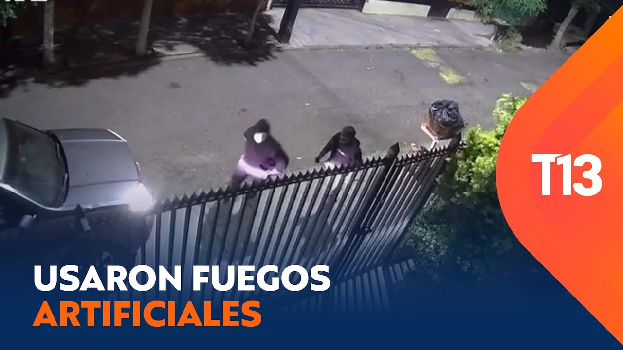 Familia frustró turbazo usando fuegos artificiales