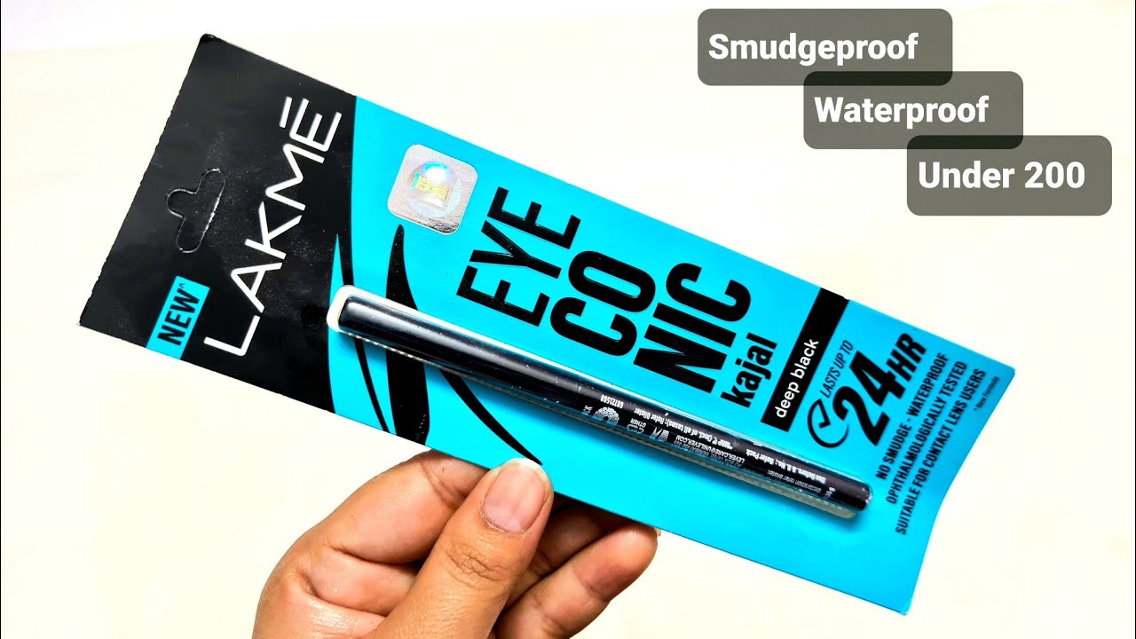 New*Lakme eyeconic kajal deep black 0.35g 24 hours|Waterproof& smudgeproof kajal reviewinHindi