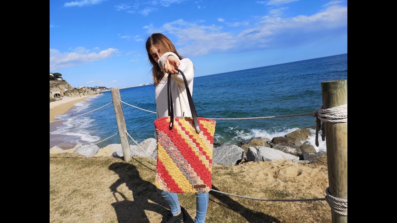 BOLSO GEMbgag PAOLA PASO A PASO CROCHET PARA ZURDOS Y DIESTROS