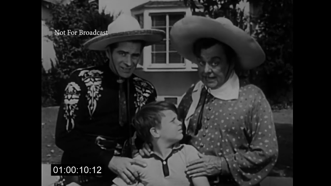 Bike Safety PSA (1955) With Duncan Renaldo & Leo Carrillo (Cisco Kid and Pancho)