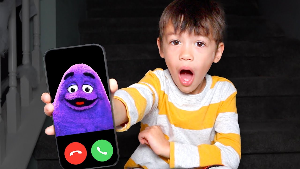 Don't FACETIME Grimace in Real Life at My PB and J House!