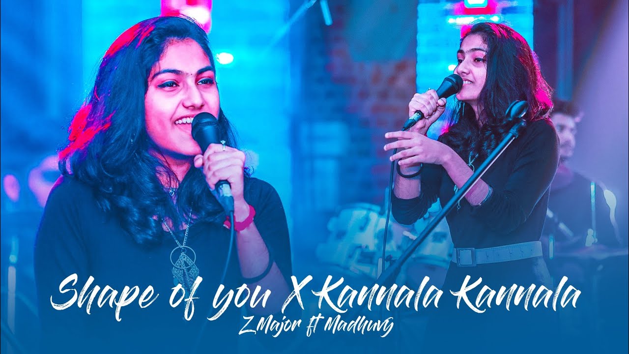 Shape of you X Kannala Kannala | Z Major ft Madhuvy Vaithialingam | OMS 2020 | Tamil Live Gig