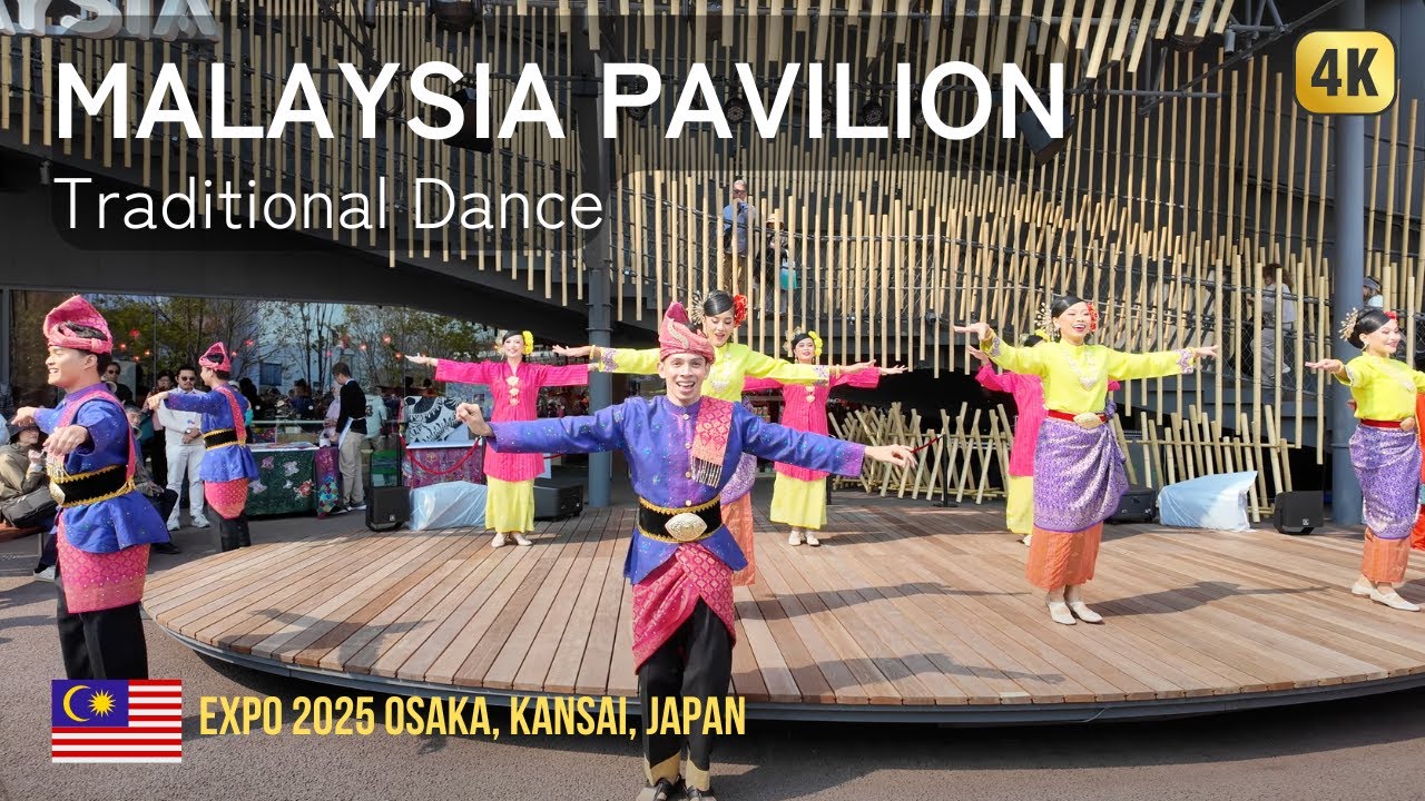 Malaysia Pavilion - Popup Stage: Traditional Dance - Expo 2025 Osaka, Kansai, Japan