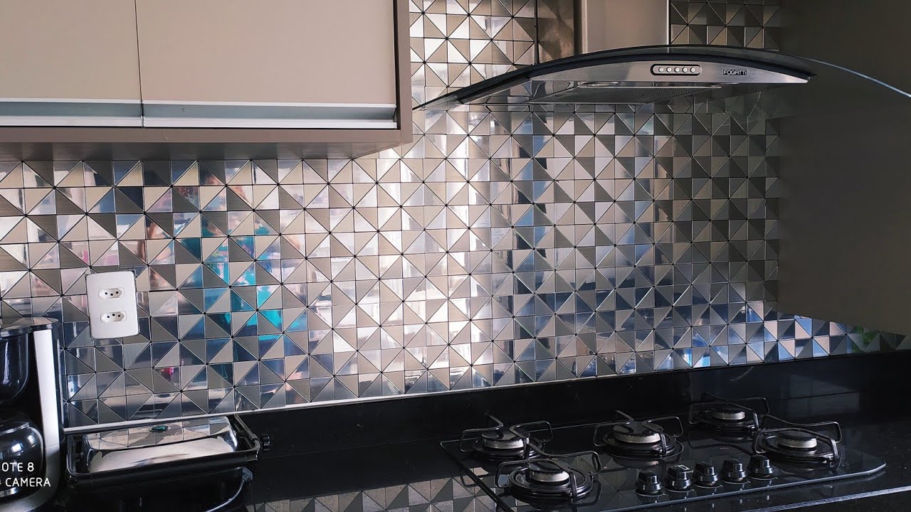 REFORMA DA COZINHA com pastilhas adesivas