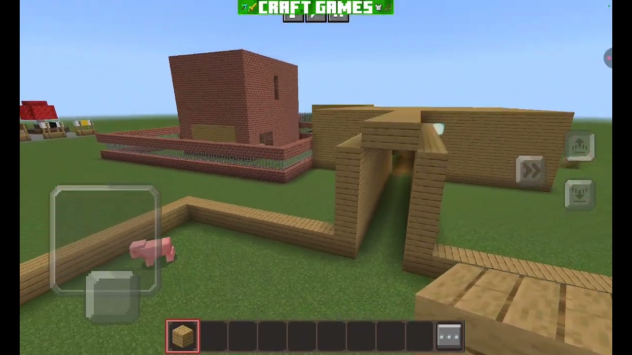 Minecraft'ta şehir yapımı at çiftliği 