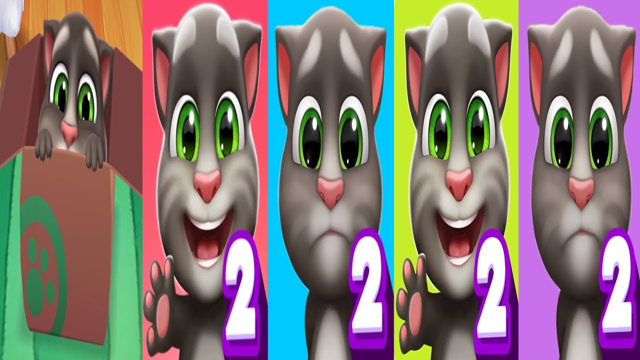 Happy Birthday Level 5 Vs Level 10 Vs Level 15 Vs Level 20 Vs Level 25 Vs Level 30 My Talking Tom 2
