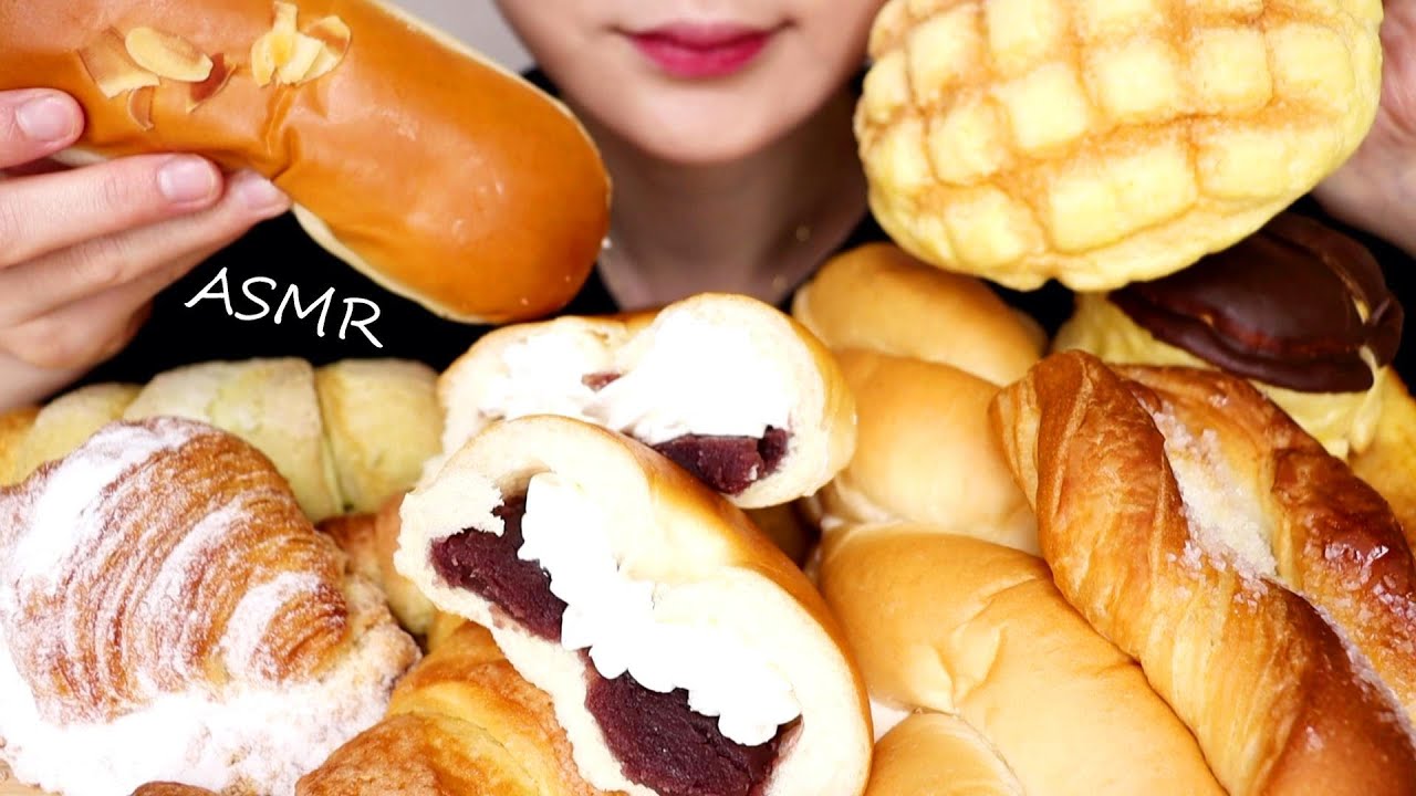 [ASMR] Ешьте сладкий хлеб