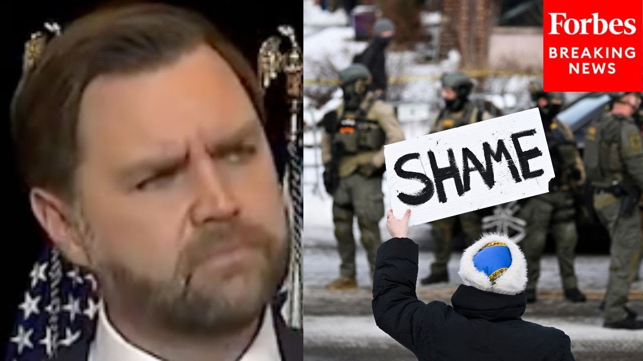 Vance Asked For Response To People Who Feel 'Overwhelming Presence Of ICE' Makes Them 'Less Safe'