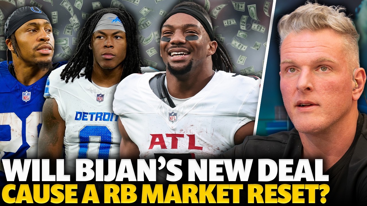 Bijan Robinson Signs 3-Year, $75 Million Extension... Jahmyr Gibbs & Jonathan Taylor Next?