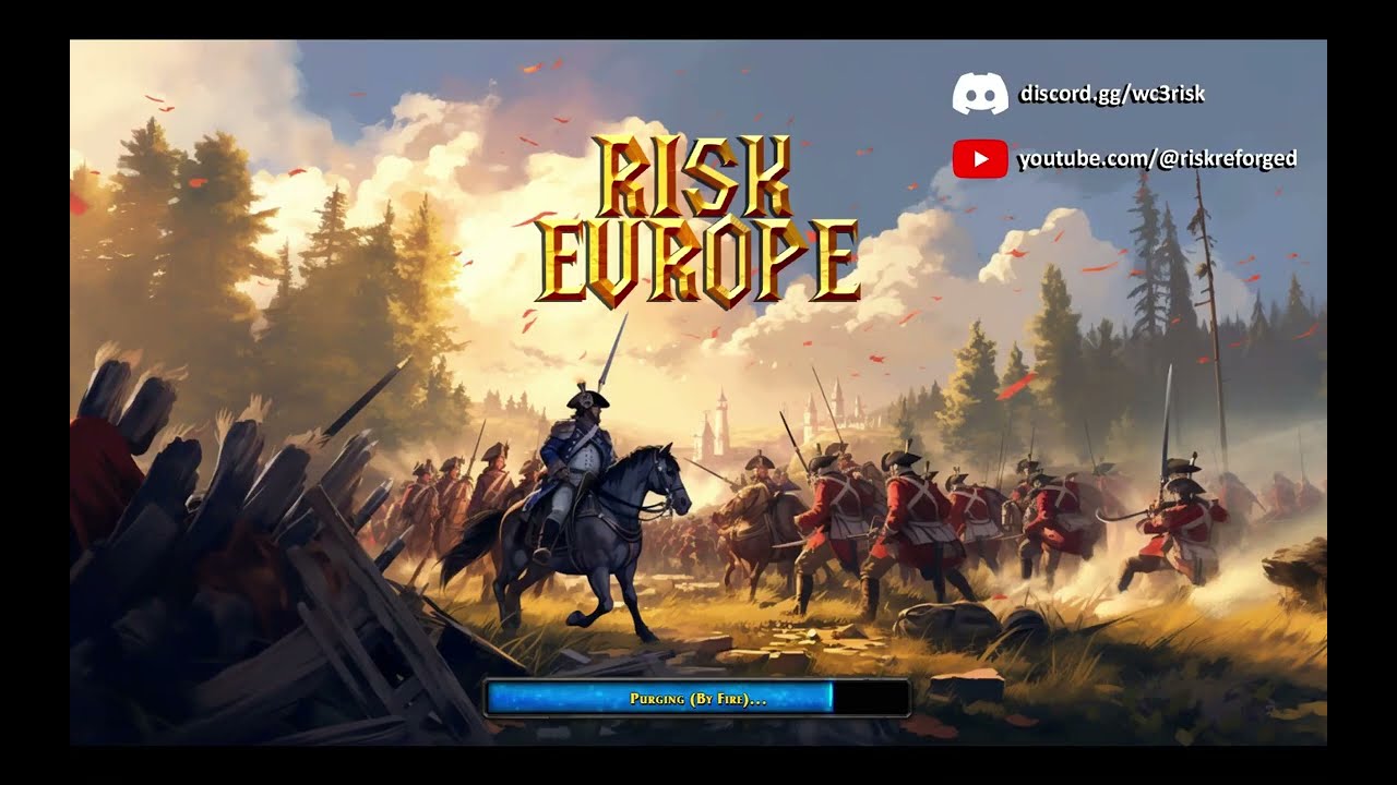 RISK! Second Place RISK game on WC3 #1