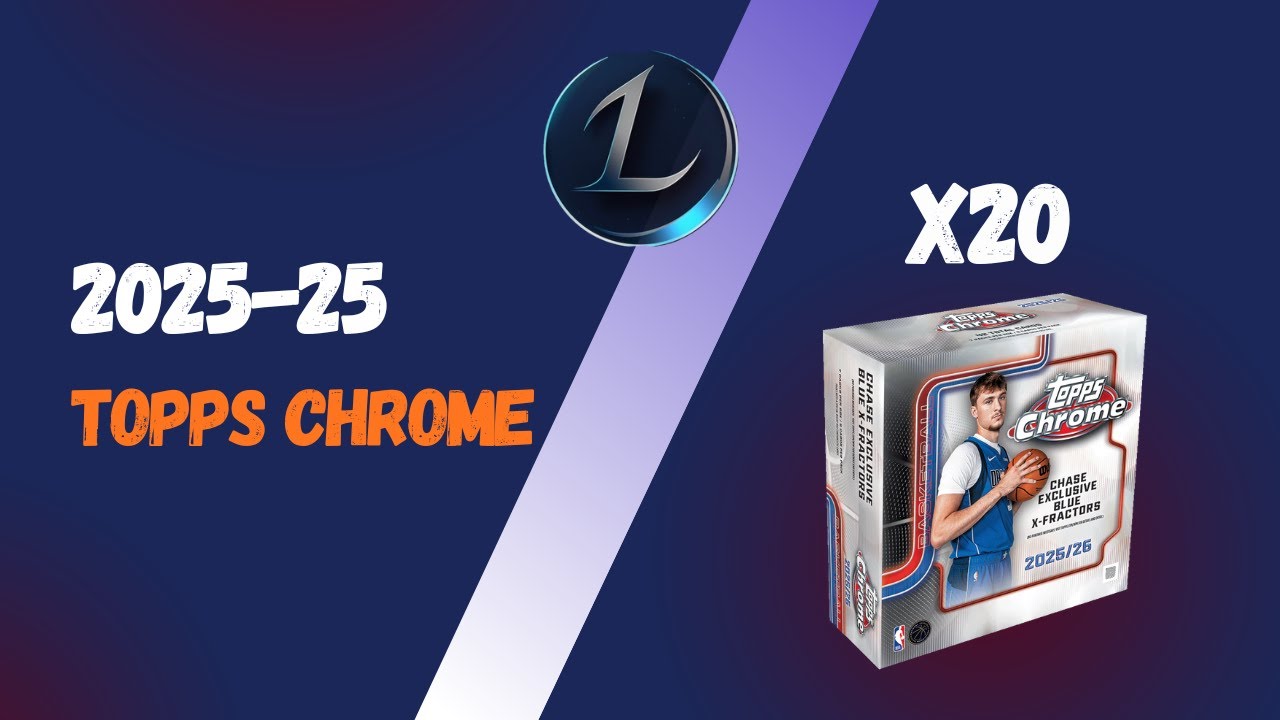 Case Megabox Topps Chrome 2025-26 (20 boxes)