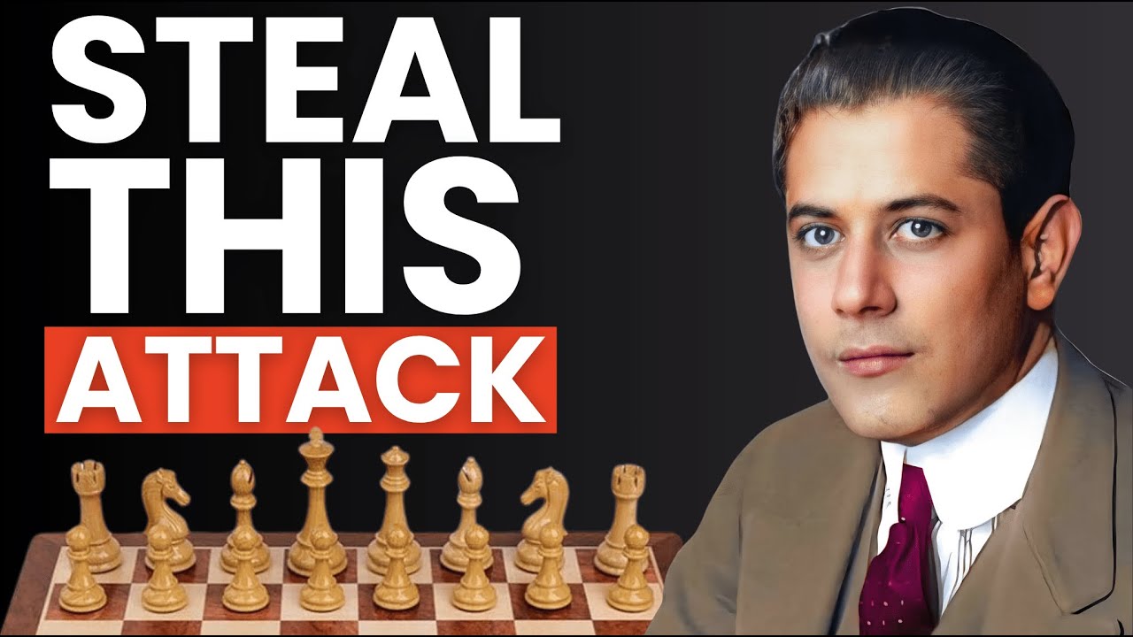 Capablanca Teaches Us How To Attack Like a Chess Genius