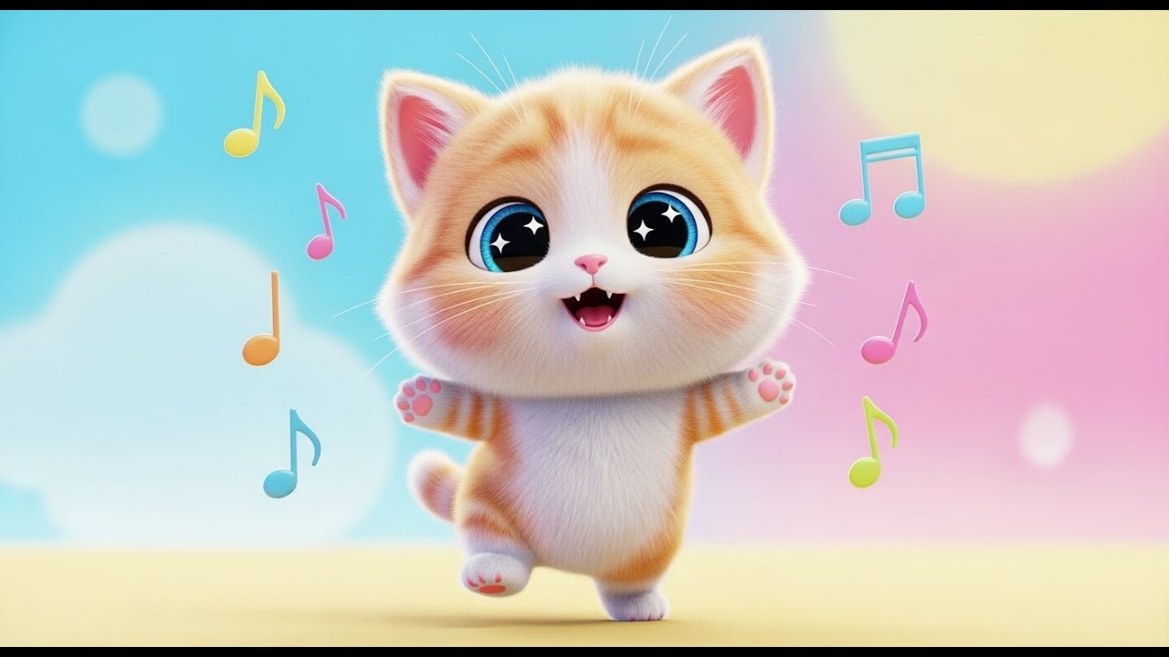 Dancing Kitty Song 😺 | Fun Music for Babies & Toddlers