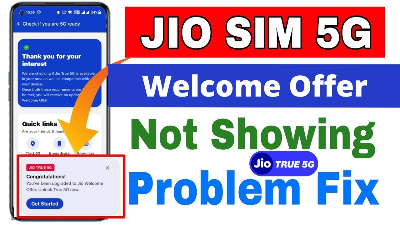 Jio True 5G Welcome Offer Not Received in 2023? Jio 5G Welcome Offer Activation