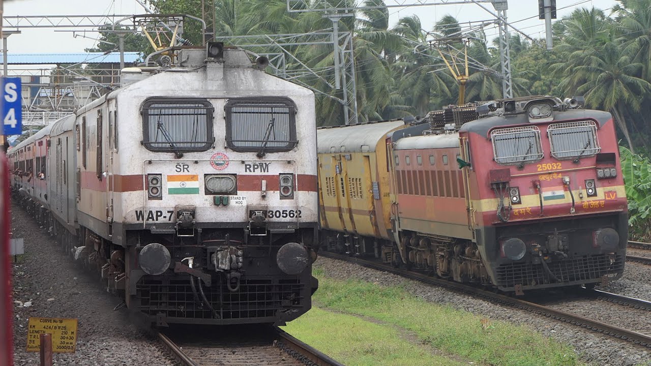4 Overtakes Back to Back 3 SF & Exp Overtakes Special  SPL |NS - TNM SPL Train JOURNEY FATV 130  IR