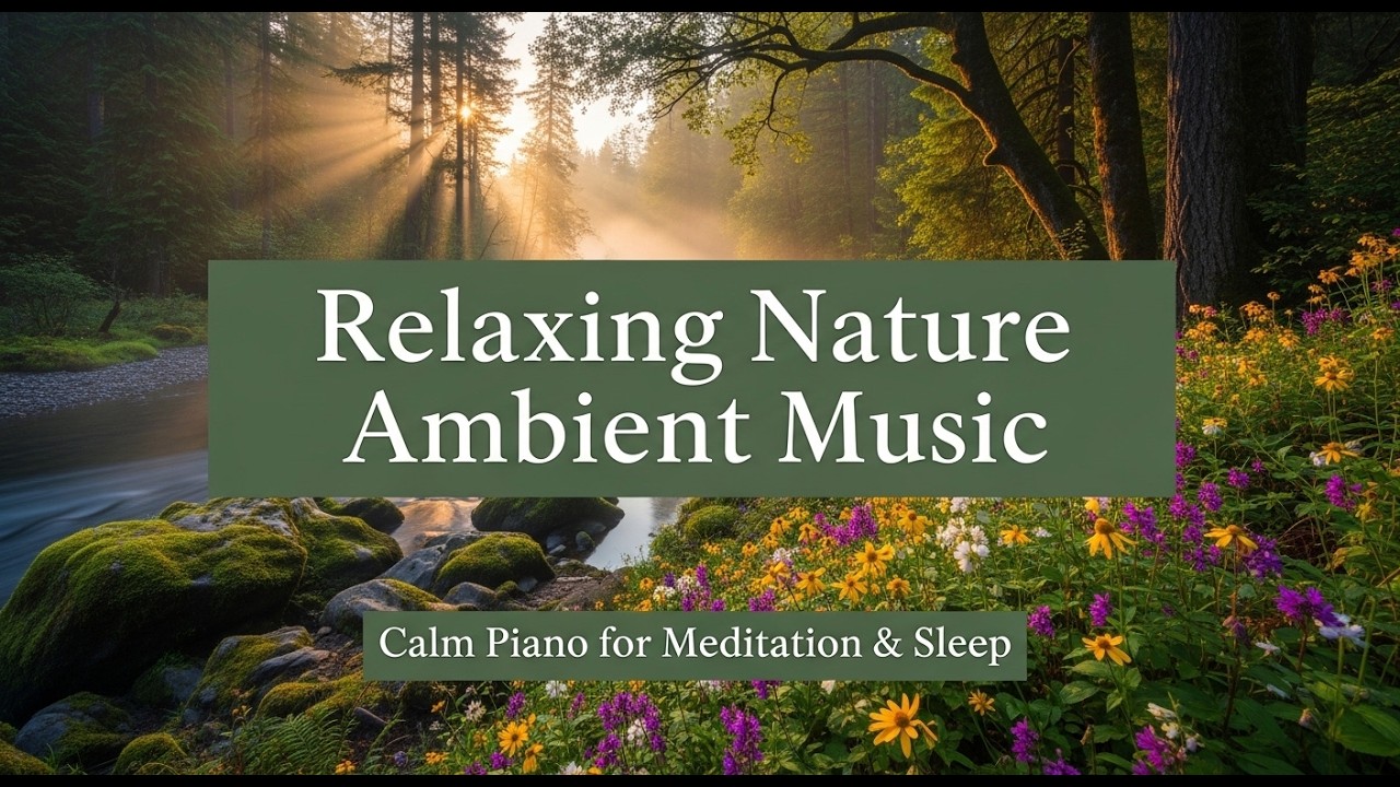 Relaxing Nature Ambient Music 🌿 | Calm Piano for Meditation & Sleep