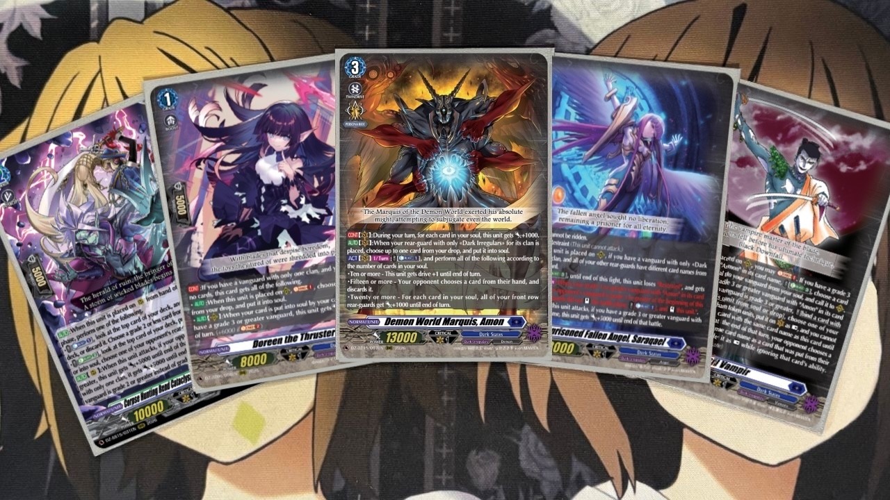 Обзор колоды Amon Dark Irregulars для Cardfight!! Vanguard &mdash; август 2026