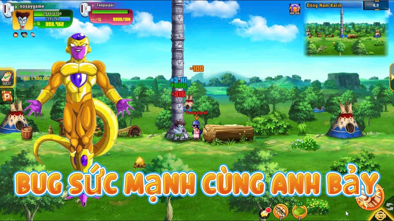 Ngọc Rồng Awaken - Ngày 1 Hướng Dẫn Tân Thủ Mẹo Up 1tr5 Sức Mạnh Siêu Nhanh