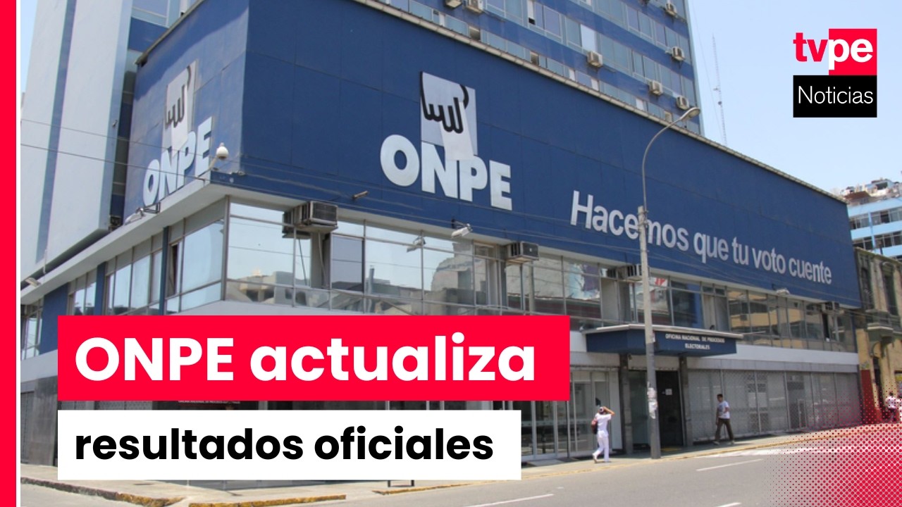 Elecciones Generales: ONPE actualiza resultados oficiales al 74.116 %
