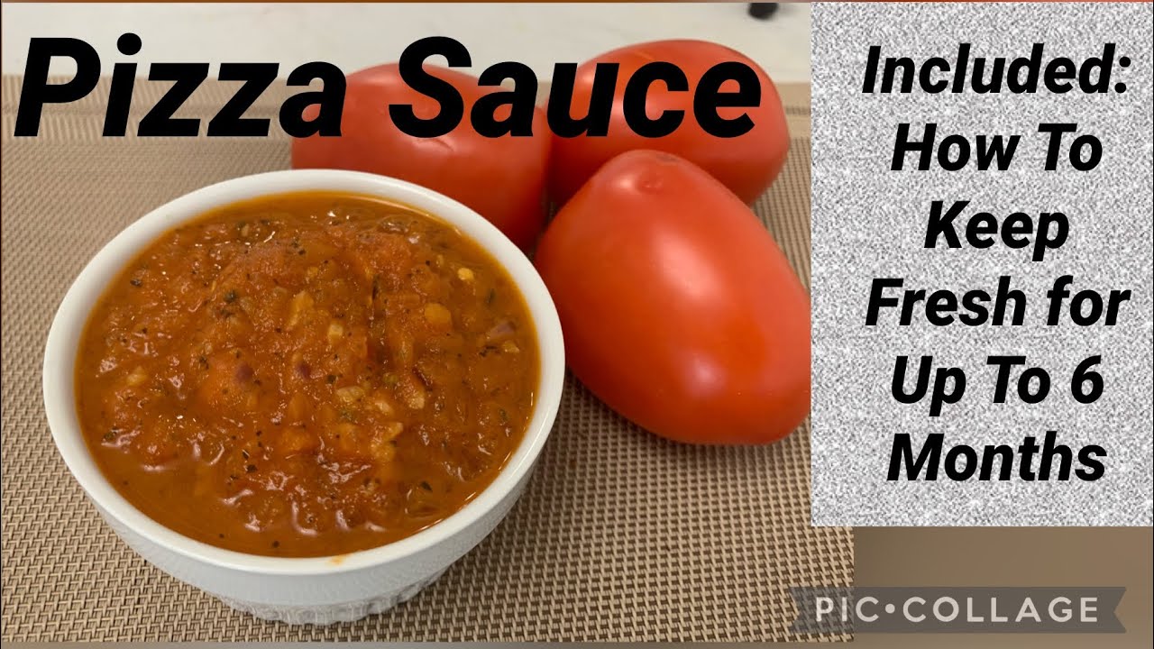 How To Make Pizza Sauce • Store It for Up To 6 Months