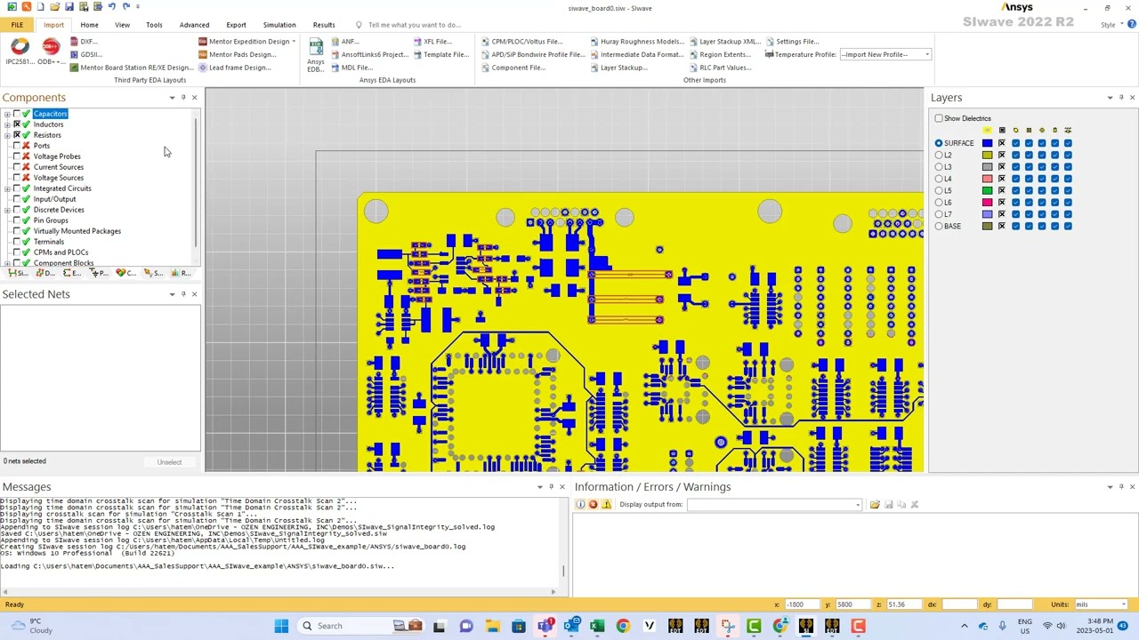 2mins SIwave: Hiding Components