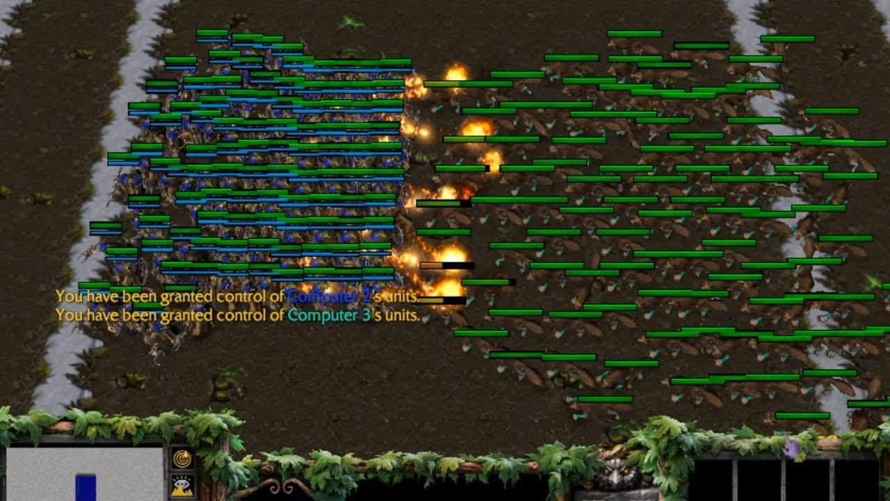 100 Orc Warlock Without Upgrade vs 100 Timber Wolf