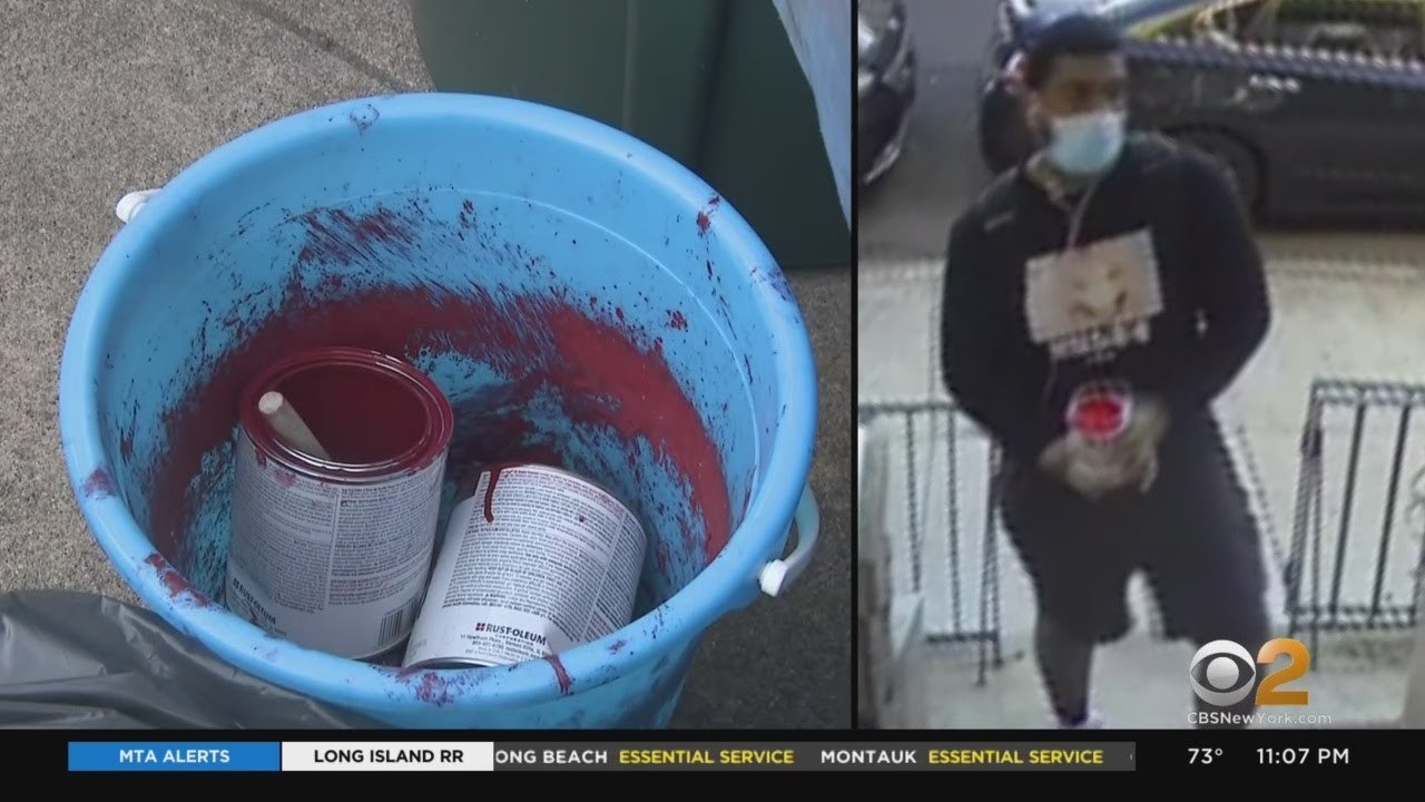 Glendale Residents Wondering What's Up With Brazen 'Red Paint' Vandal