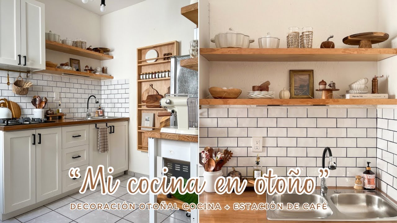 🐿️🍂 DECORACI&Oacute;N DE OTO&Ntilde;O 2025 | COCINA PEQUE&Ntilde;A ✨ IDEAS PARA DECORAR EN OTO&Ntilde;O | ENCHILADAS SUIZAS 🌮