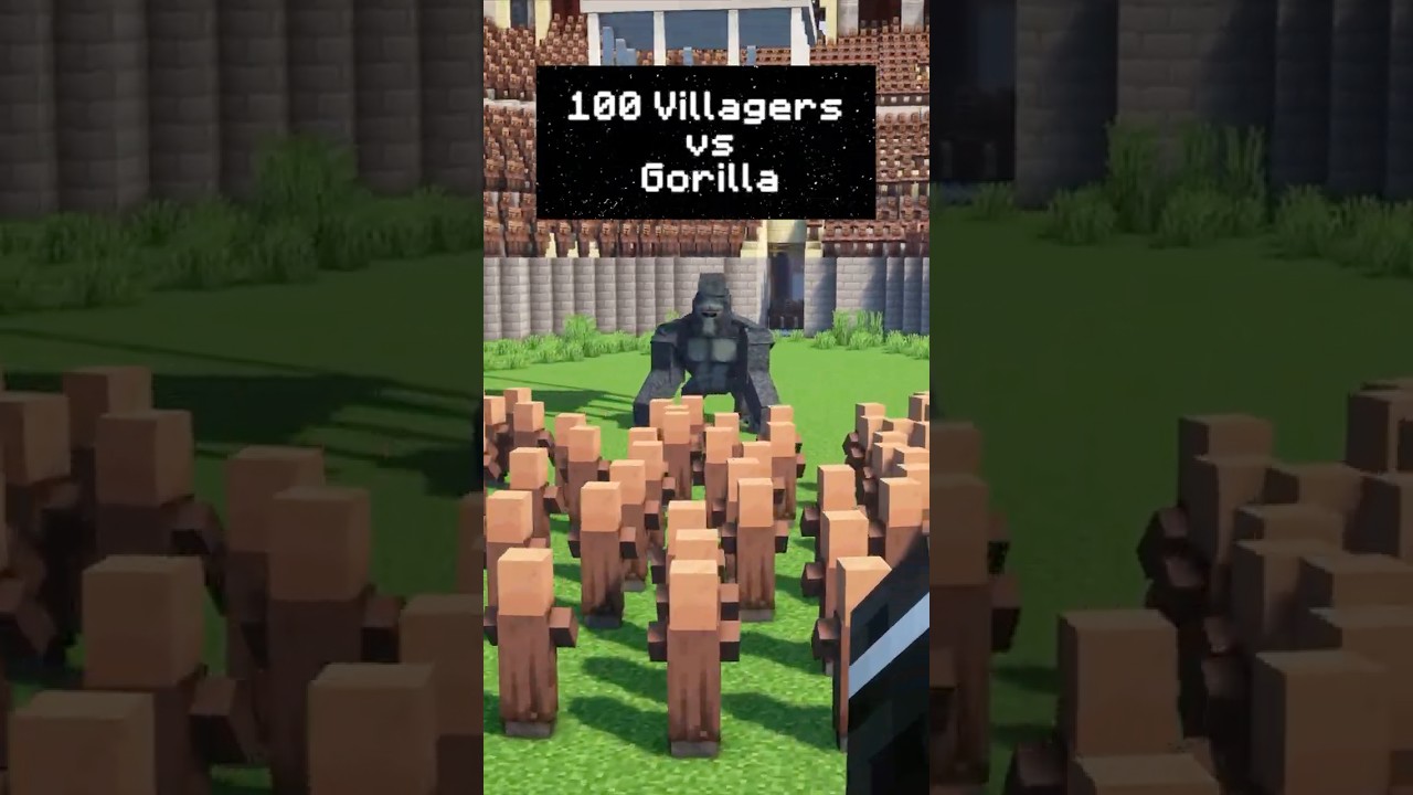 100 Villagers Vs. Gorilla