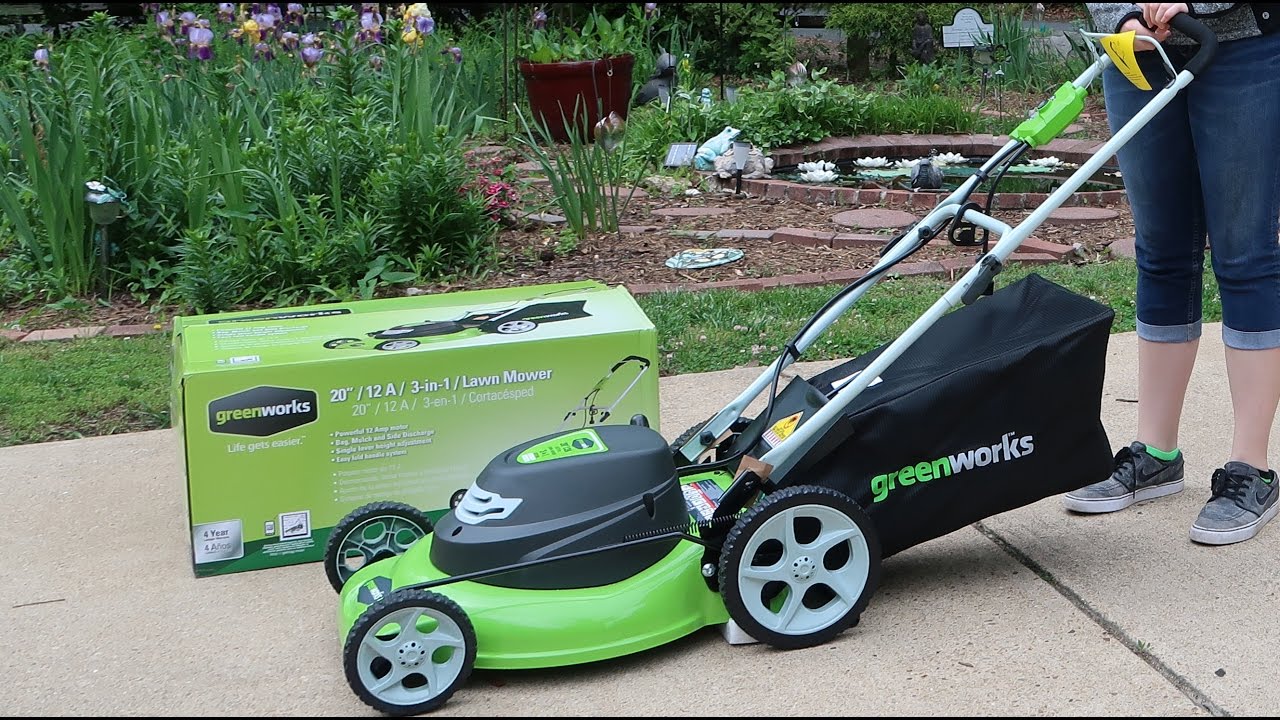 🌍 GreenWorks 25022 12 Amp Corded (20-Inch) Electric Lawn Mower Review 👈