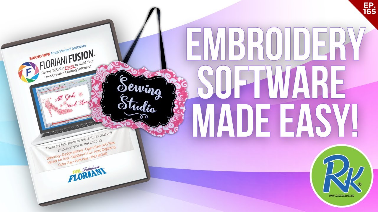 EMBROIDERY SOFTWARE MADE EASY WITH FLORIANI!🧵❤✨