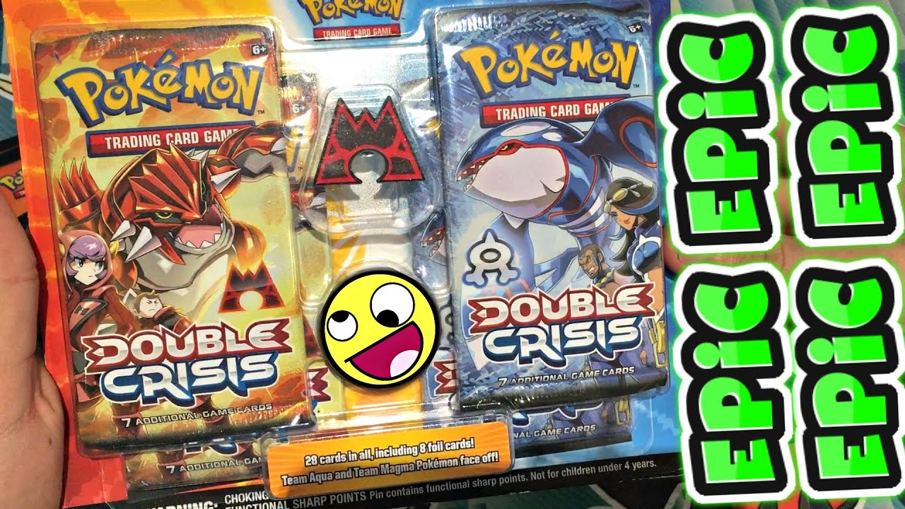 Opening a Pokemon Double Crisis Blister Pack!!! (EPIC PULL)
