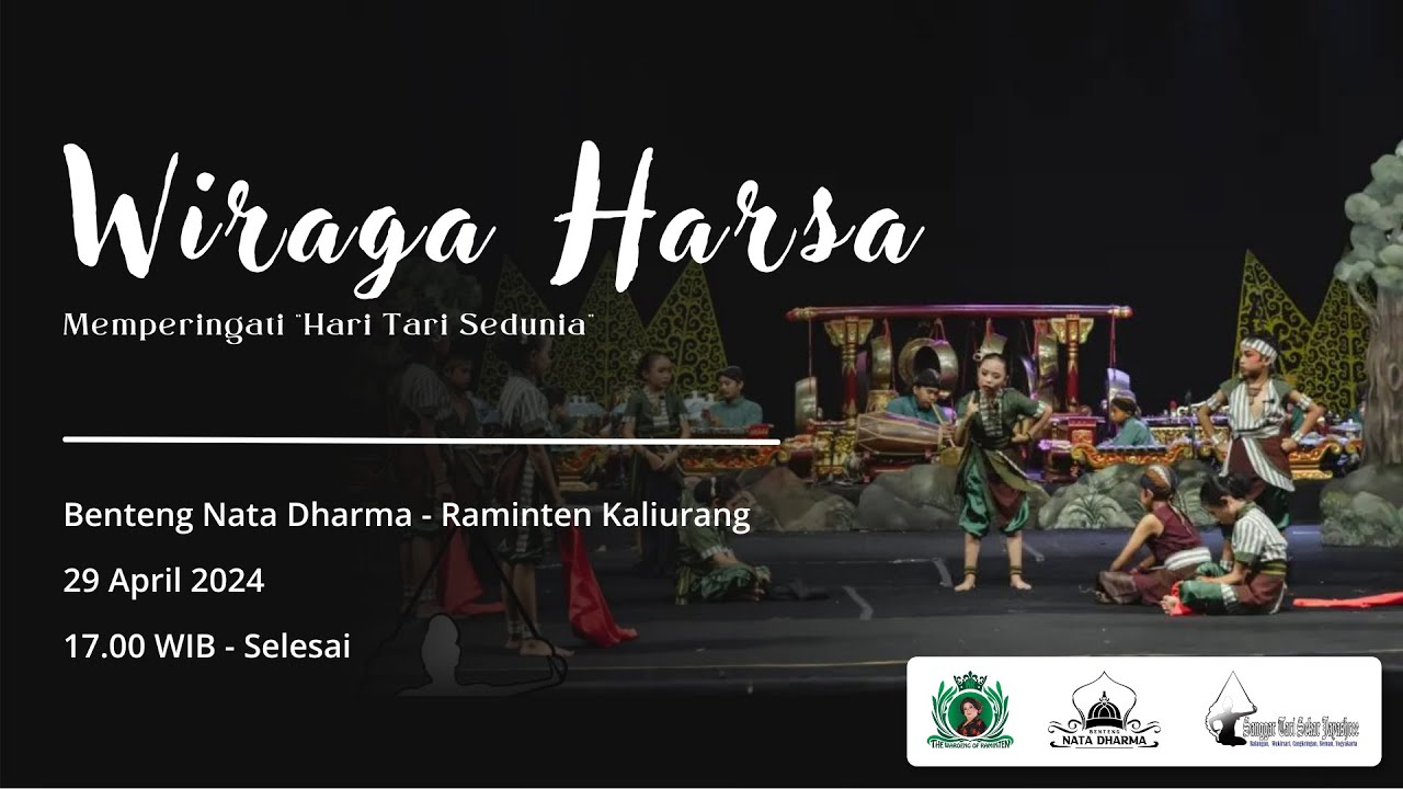 WIRAGA HARSA - Sanggar Sekarjayashree - Perayaan Hari Tari Dunia 2024  @ Benteng Nata Dharma
