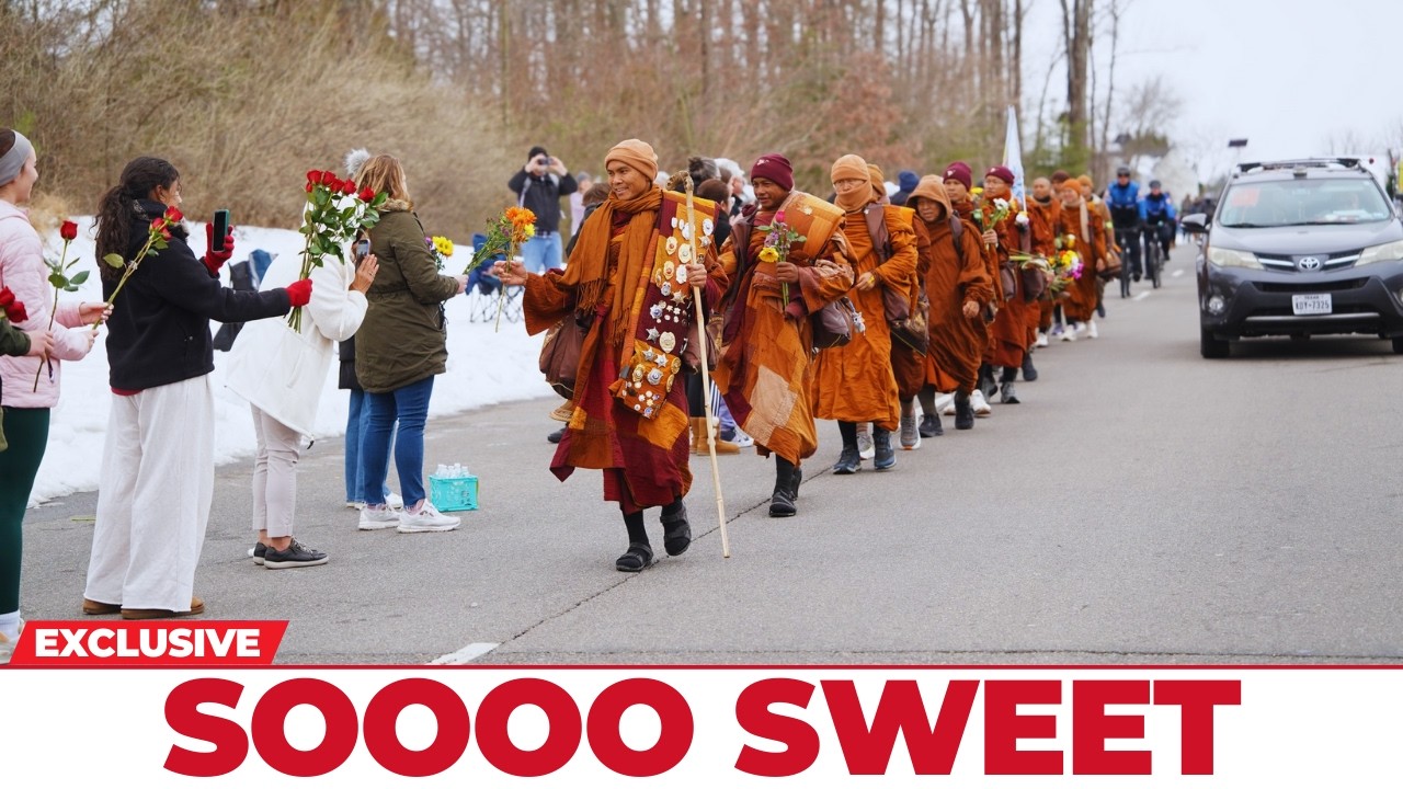So Sweet — Buddhist Monks Walked By and Something Softened in the Air
