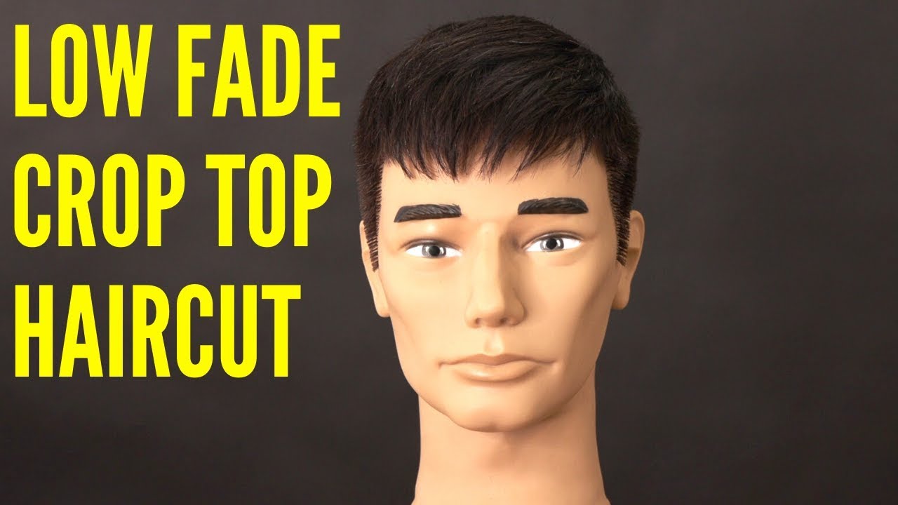 Low Fade Crop Top Haircut - TheSalonGuy