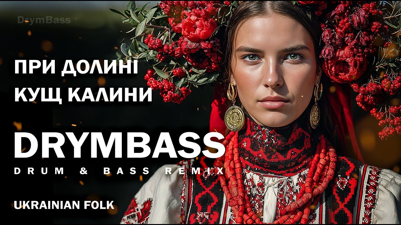 При долині кущ калини — By the Valley a Viburnum Bush — Ukrainian Folk Drum & Bass Remix. DrymBass