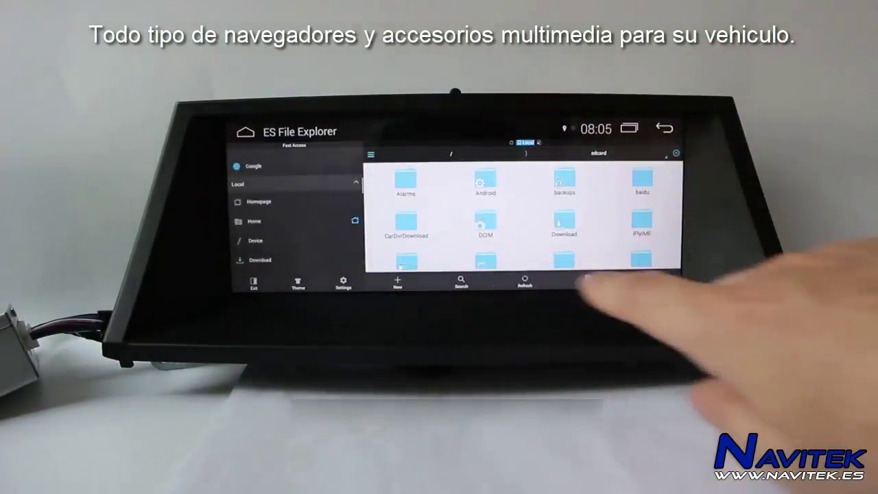 Radio GPS NT-7089GB para BMW X5 y X6