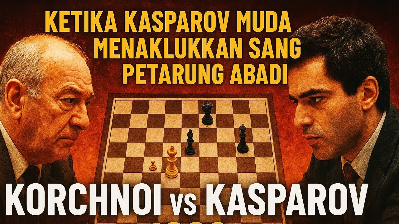 “Ketika Kasparov Muda Menaklukkan Sang Petarung Abadi: Korchnoi vs Kasparov 1983”