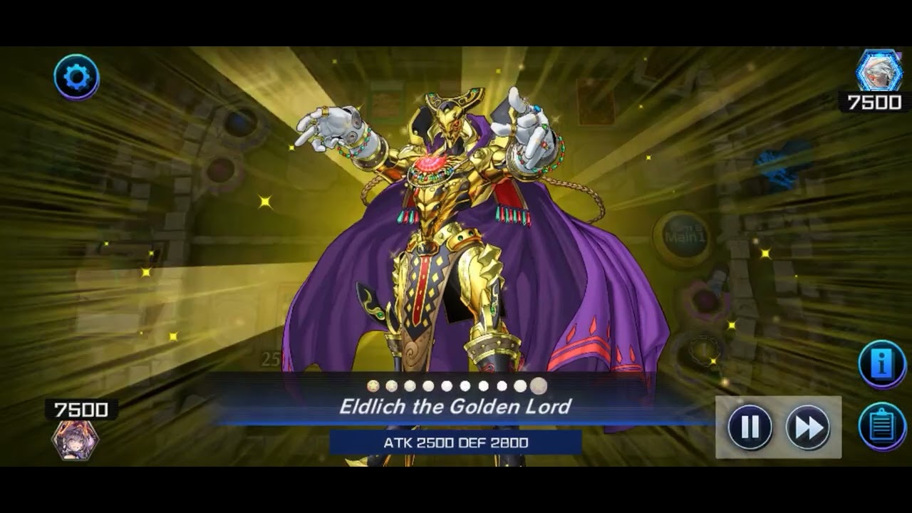 Master duel. No Floodgate Eldlich/Truedraco (newbie player)