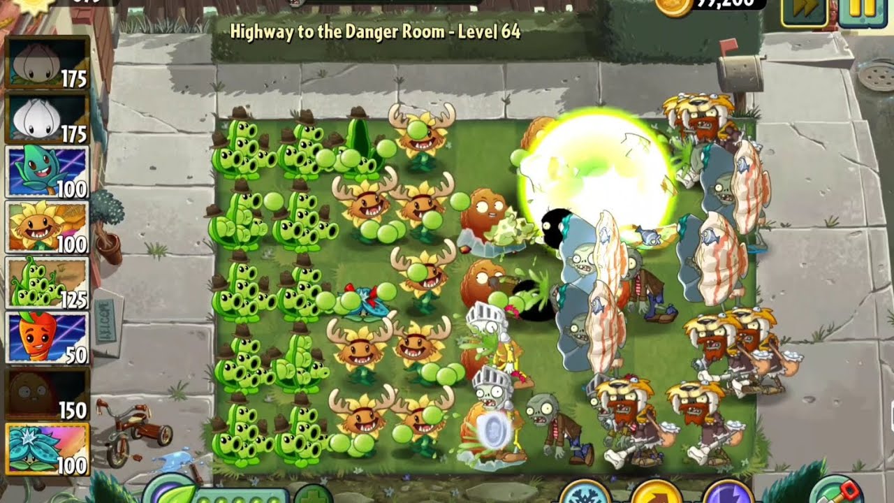 Highway To The Danger Room Level  61- 70 | Pvz 2 Reflourished  Endless Zone