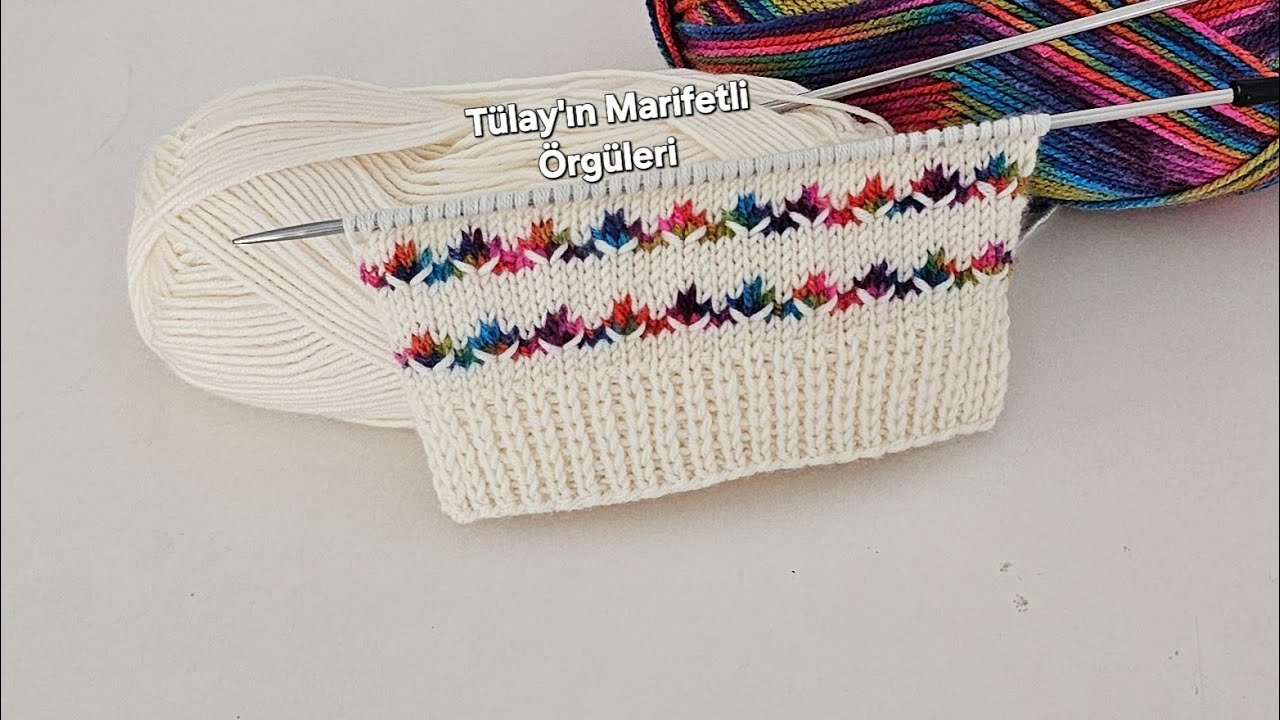 Красочный 🧶 Простой узор для вязания жилета, кардигана, шали, свитера