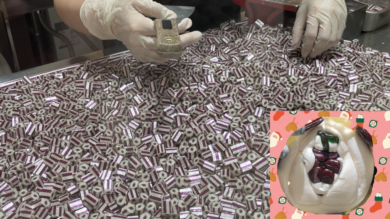 【Papabubble】How to Making Strawberry bluxurious God's Talent【candy making videos】