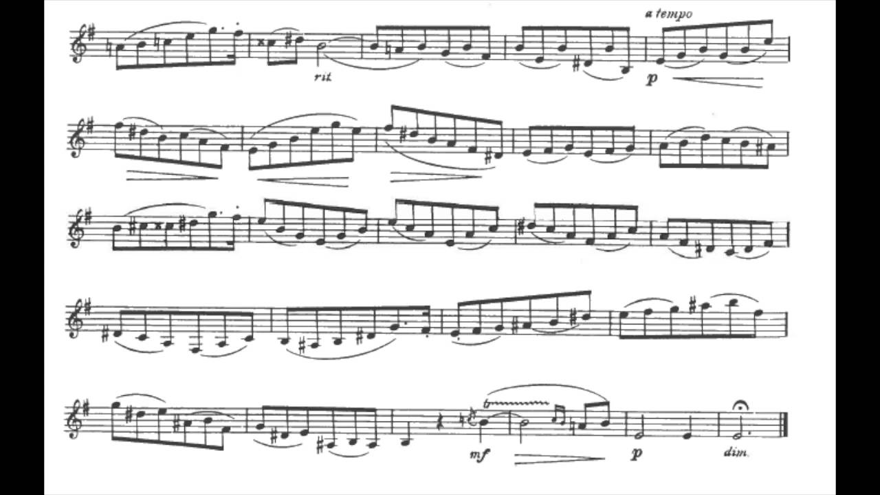 LMEA All state Trumpet Etudes: Set 1, E minor