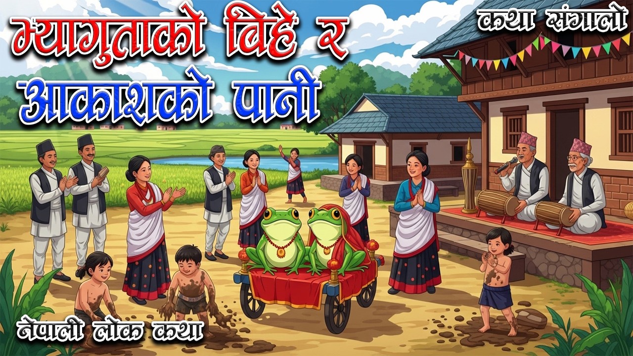 भ्यागुताको बिहे र आकाशको पानी | Nepali Lok Katha | नेपाली लोक कथा | Nepali Lok Katha