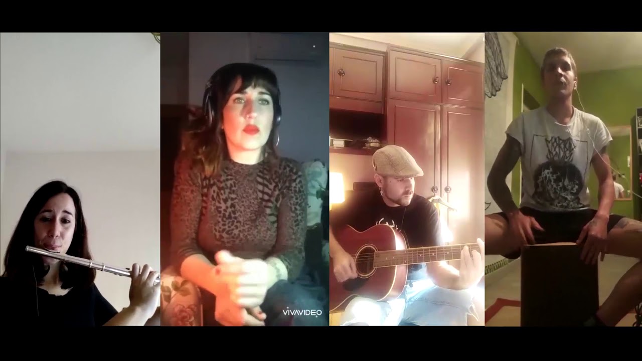 Retales de una vida_ Celtas Cortos- cover: voz, flauta travesera, guitarra y cajón flamenco