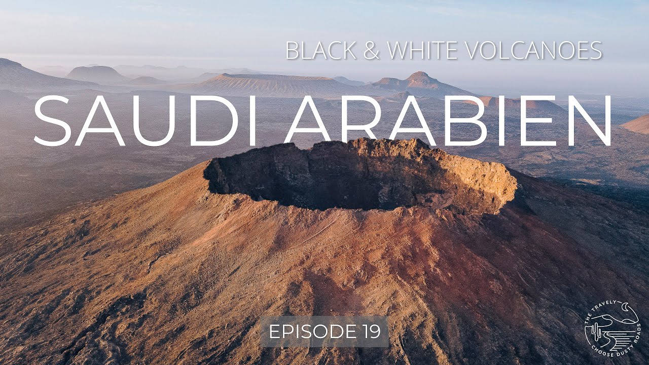 SAUDI ARABIEN IM WOHNMOBIL I Black & White Volcanoes #reisebericht #offroadcamper #saudiarabien
