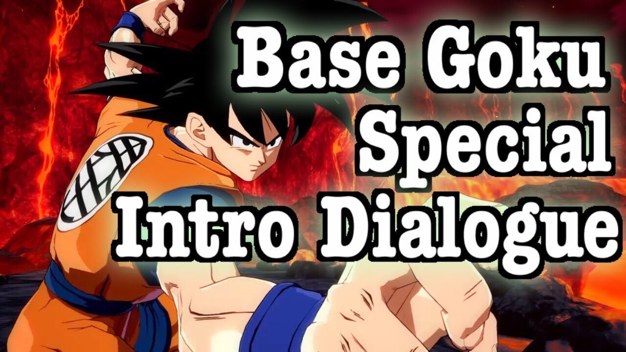 All of Base Goku Intro Dialogue In Dragon Ball Fighterz