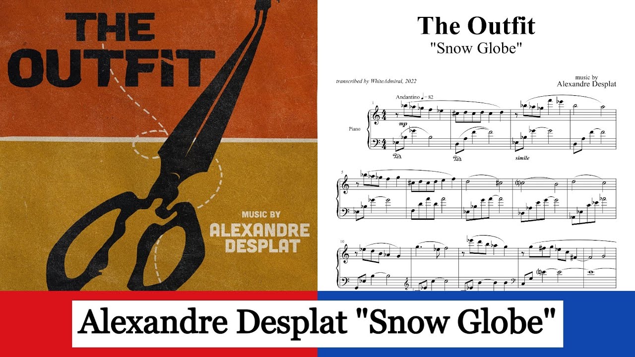 The Outfit (2022) - Snow Globe - Alexandre Desplat - (piano solo)
