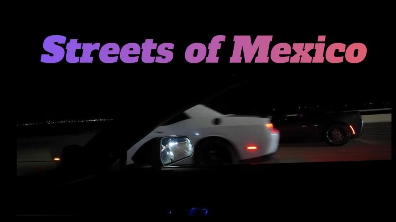 Streets of Mexico with the boys... stock Vette cooked my mustang
